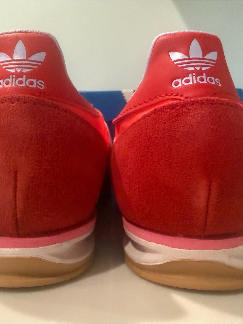 New adidas Women’s Red Sneakers size 9 - Picture 7 of 10